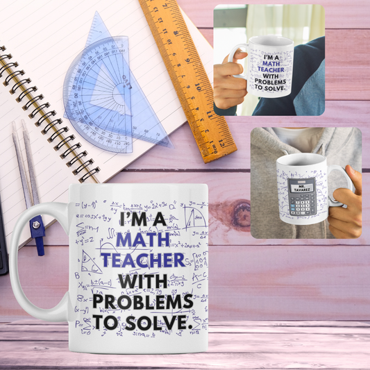 Customizable Math Teacher Mug