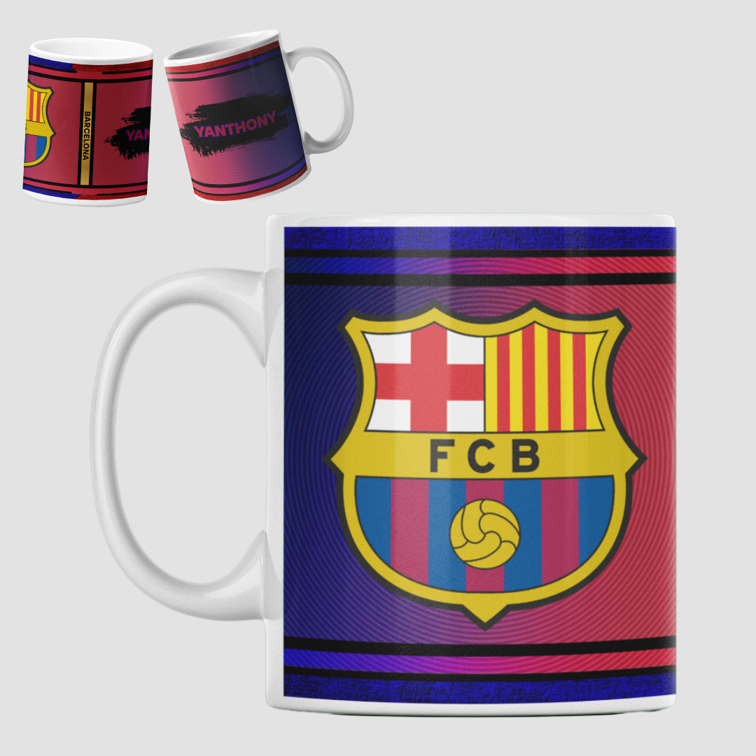 Customizable Barcelona Team Name Mug