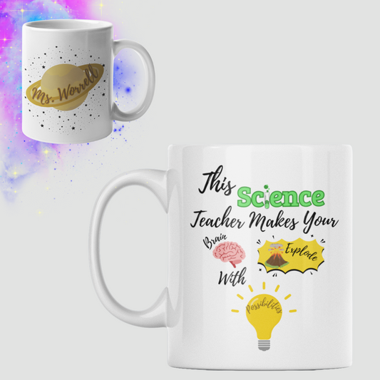 Customizable Science Teacher Mug