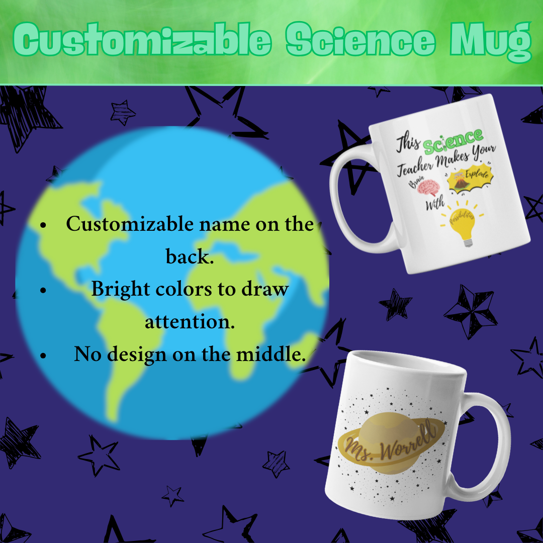 Customizable Science Teacher Mug