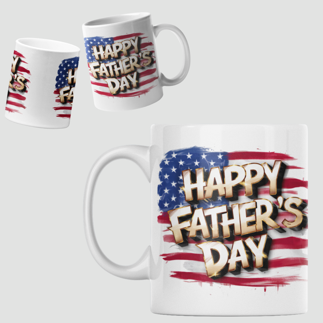 Happy Father's Day American Mug