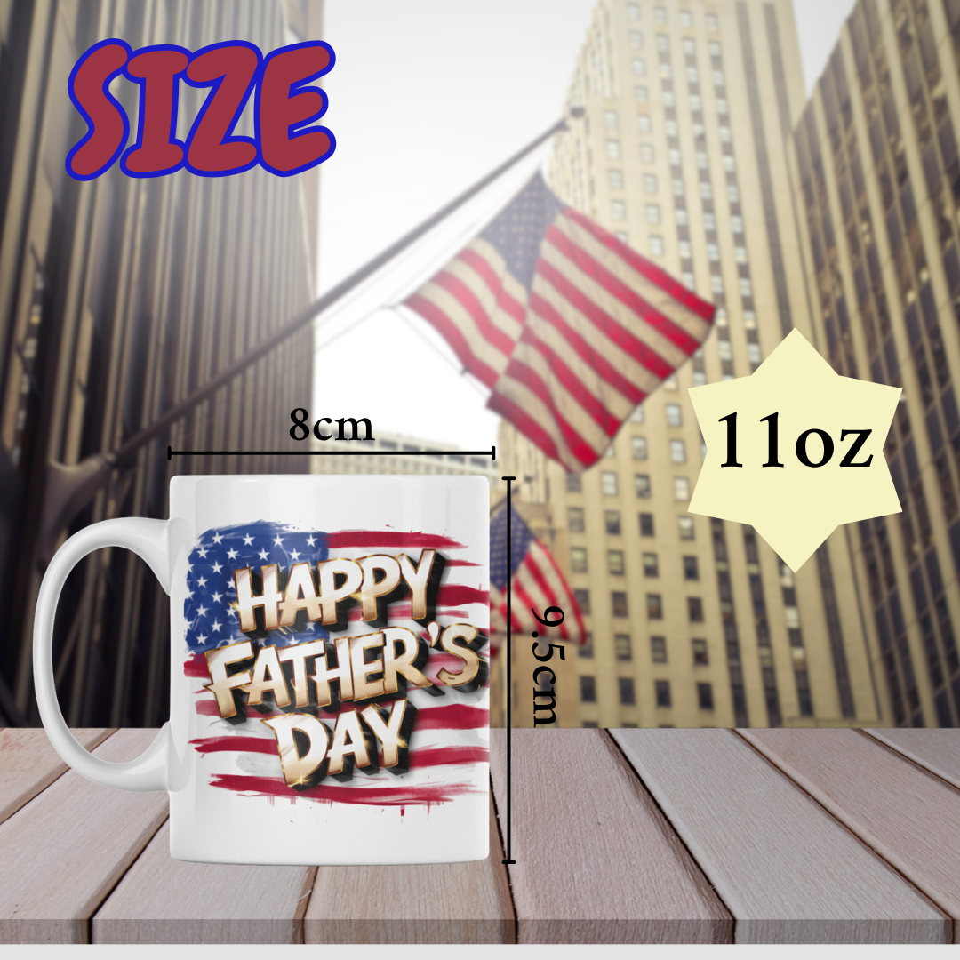 Happy Father's Day American Mug