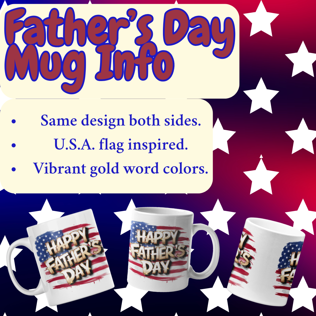 Happy Father's Day American Mug