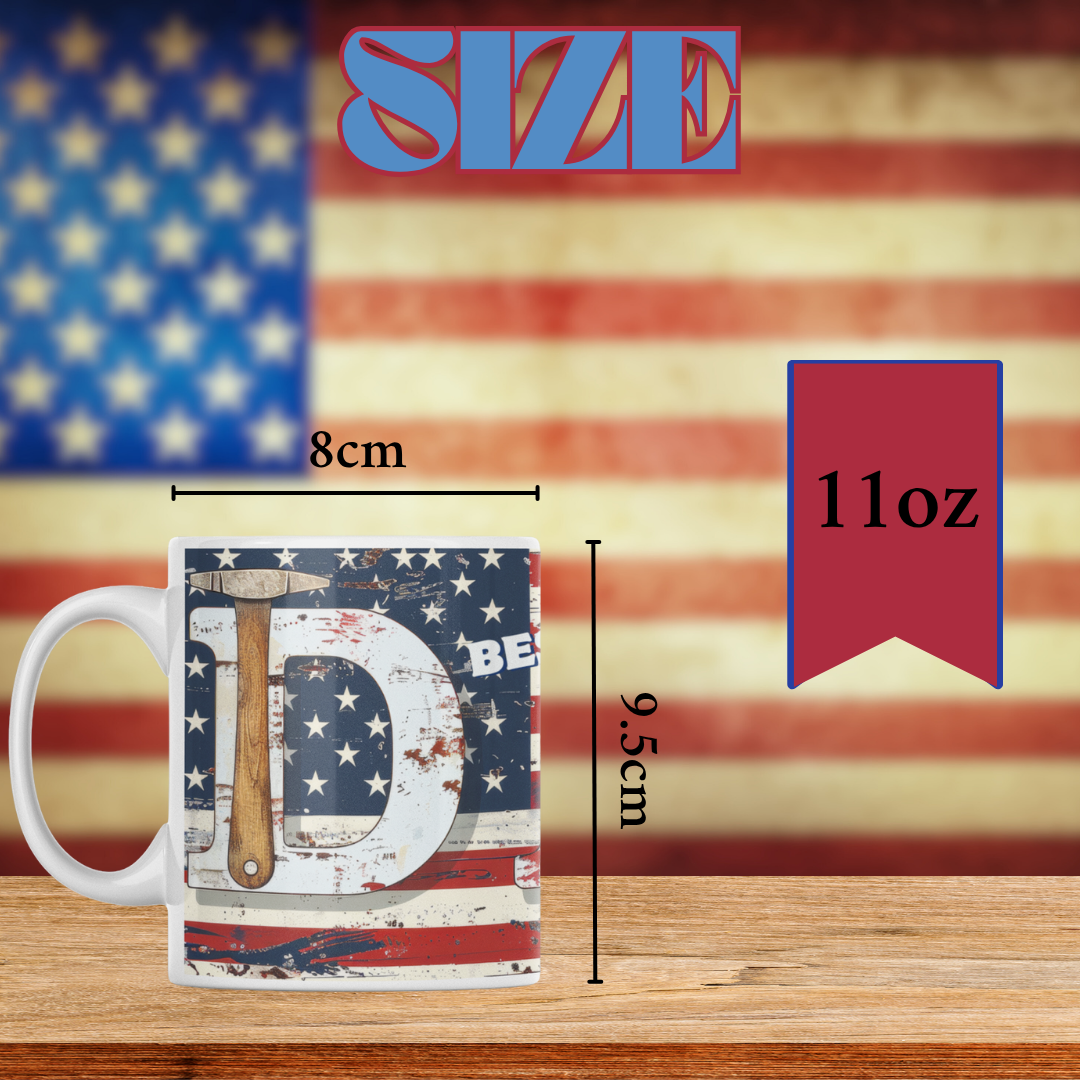 Best Dad Ever Flag Mug